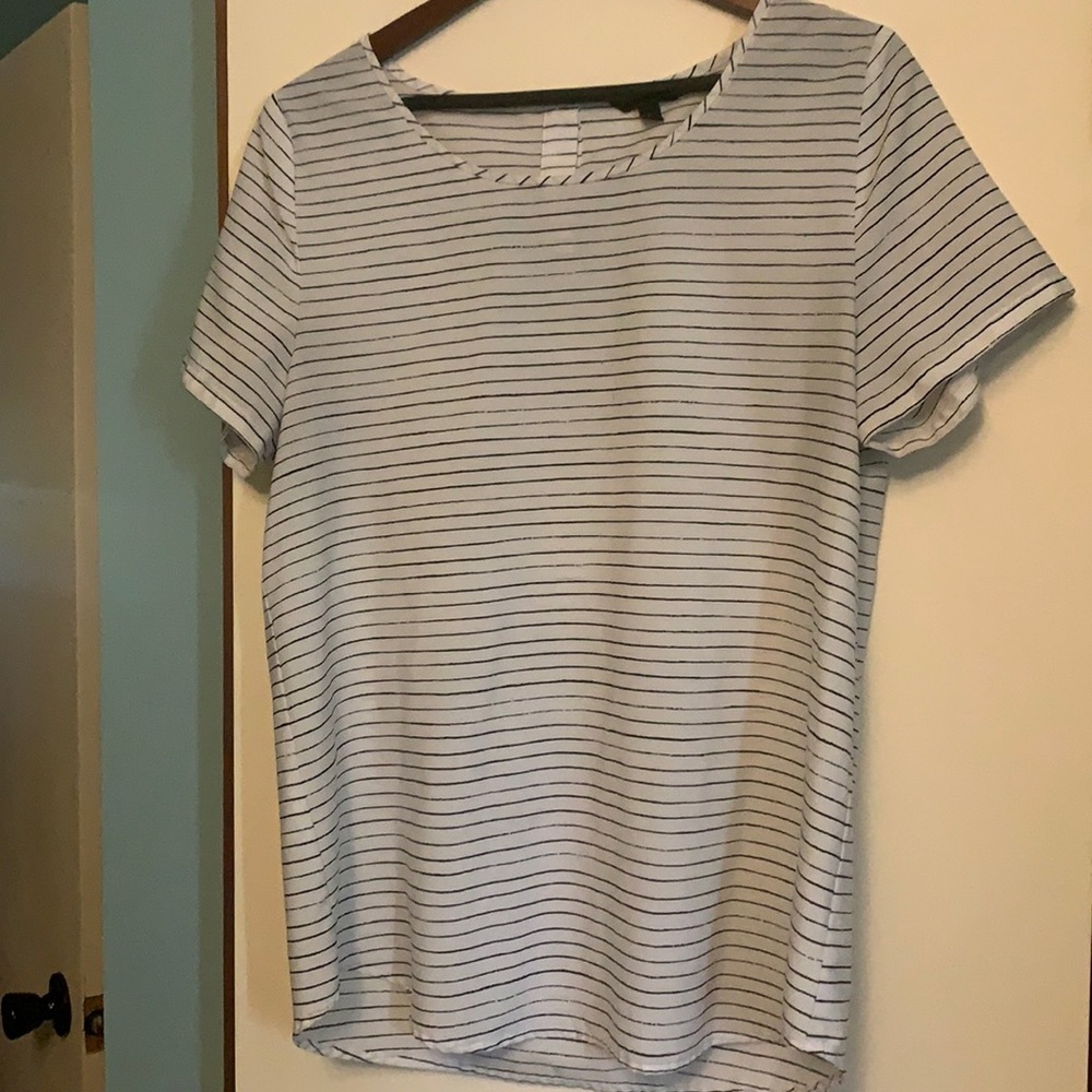 Banana Republic, Large Women’s Black and White Blouse